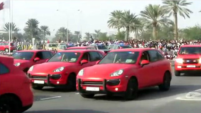 La lujosa flota de coches de policía de Qatar