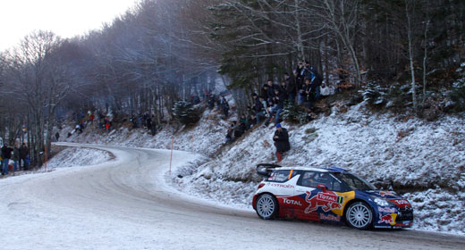 Rallye Montecarlo 2012: Loeb y Sordo alegran el día