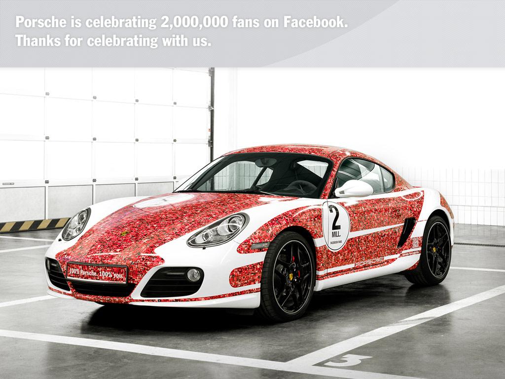 Porsche prepara un Cayman S para celebrar los 2 millones de seguidores en Facebook