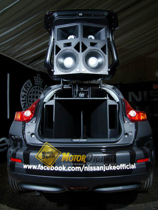 El Nissan Juke Box se convierte en una discoteca rodante