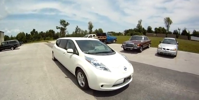 Nissan Leaf EV limusina. Sí, existe