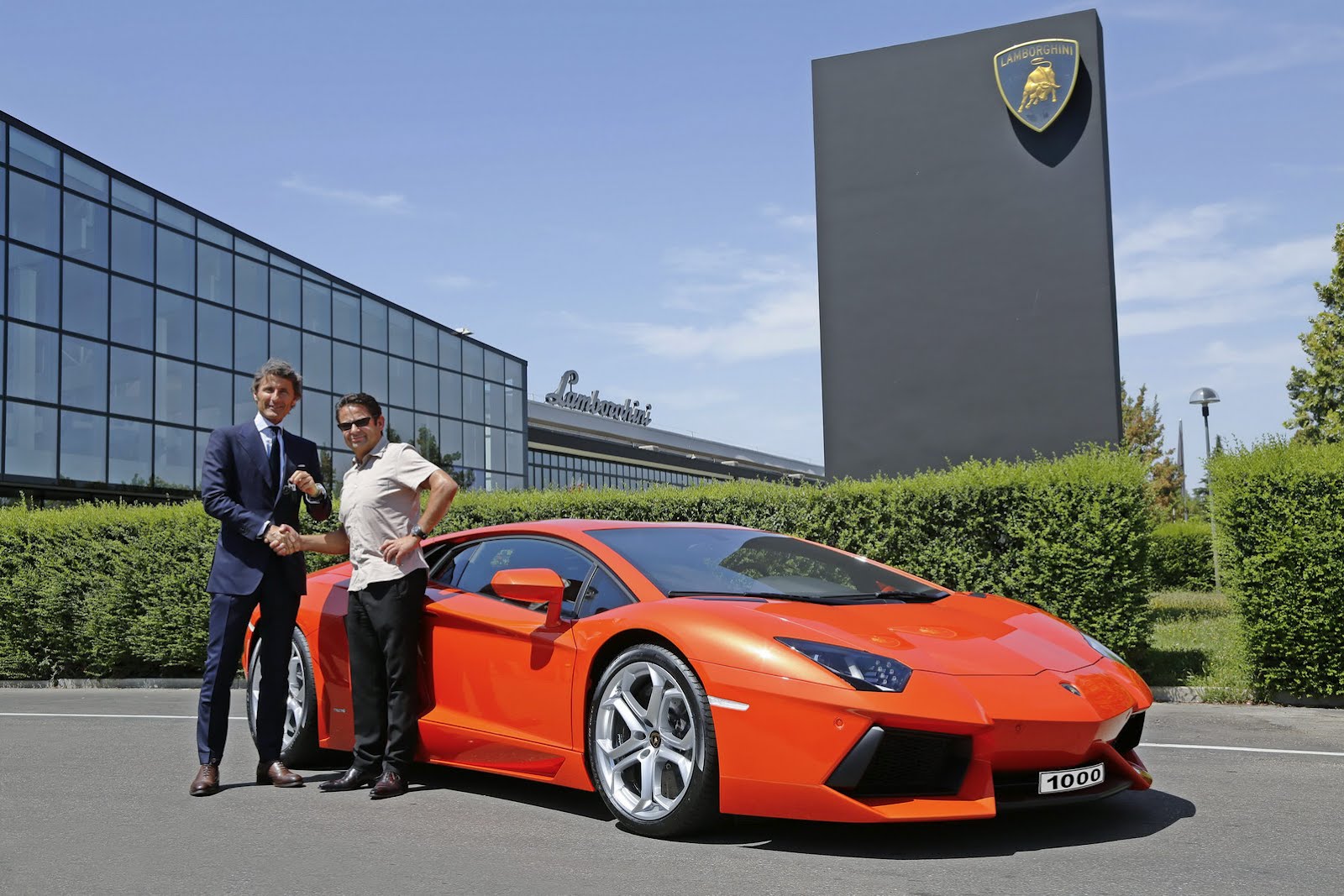 Lamborghini entrega las llaves del Aventador número 1000