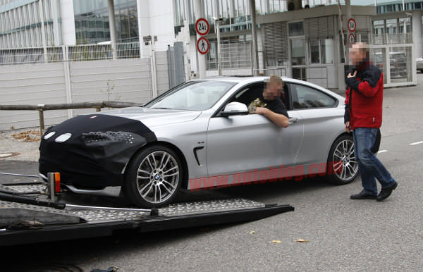 BMW Serie 4 Coupé cazado casi al desnudo