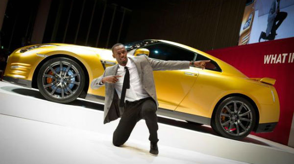 Subastado por 187.100 dólares el Nissan GT-R Usain Bolt
