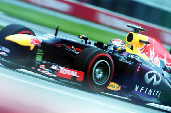 GP F1 Canadá 2013: Vettel pole bajo el agua