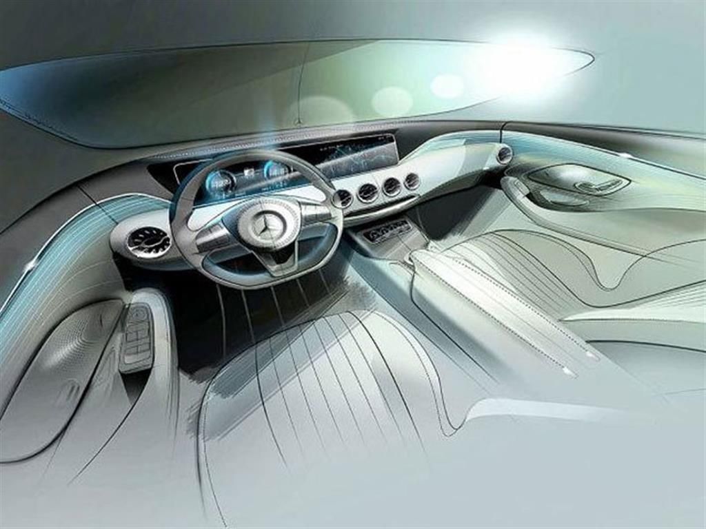 Mercedes-Benz nos adelanta el nuevo Clase S Coupé con unos bocetos